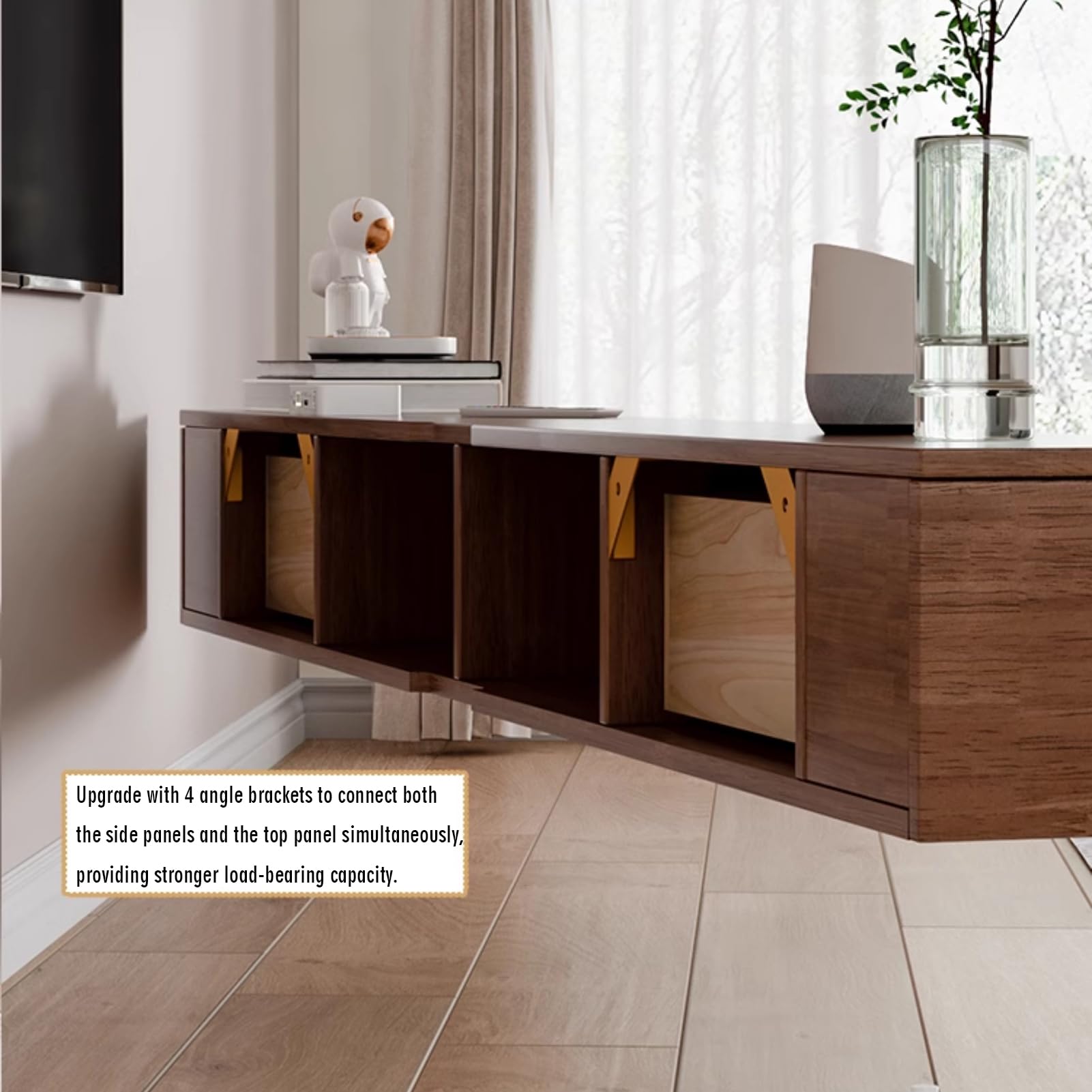 ホワイト LED照明付き テレビボード Amazon｜LEDライト付きフローティングテレビスタンド 壁掛け式テレビ